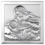 Obrazek srebrny Matka Boska Karmiąca
